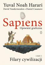 Okładka Sapiens. Opowieść graficzna. Filary cywilizacji